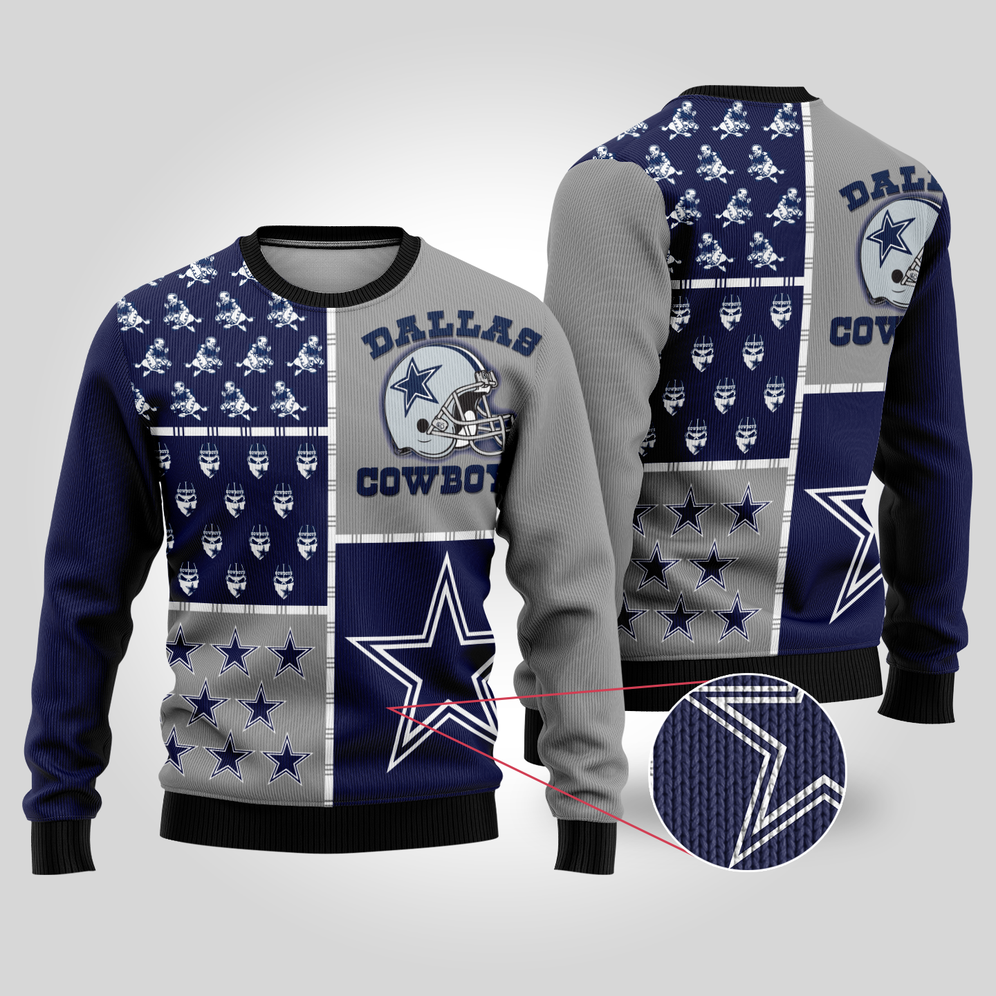 Dallas Cowboys Helmet Blue 3D Shirt Dallas Cowboys Helmet Blue 3D Shirt