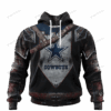 Dallas Cowboys Warrior Customized Hoodie Jersey