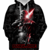 Dark Side Darth Vader 3D Over Printed Hoodie And Shirt