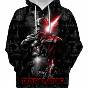 Dark Side Darth Vader 3D Over Printed Hoodie And Shirt