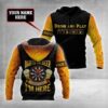Darts And Beer That’S Why I’M Here All Custom Name 3D Hoodie