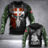 Denmark Soldier 3D All Over Printed Hoodie