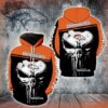 Denver Broncos Nfl Punisher Skull 3D Hoodie