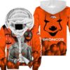 Denver Broncos Pennywise The Dancing Clown It Halloween 3D All Over Print Hoodie