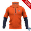 Denver Broncos Ver 01 Personalized 3D Mask Hoodie