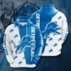 Detroit Lions All Over Print 3D Hoodie