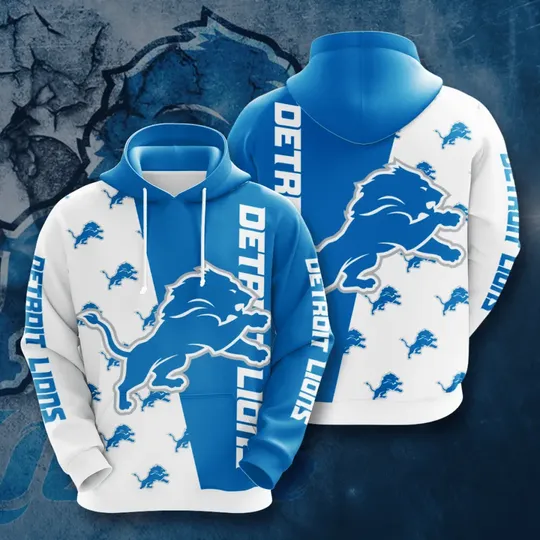 Detroit Lions All Over Print 3D Hoodie Detroit Lions All Over Print 3D Hoodie