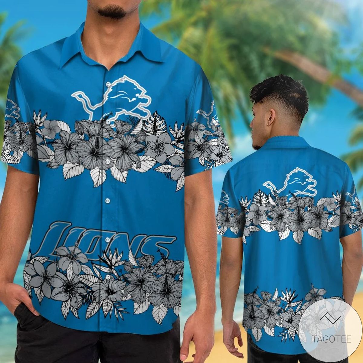 Detroit Lions Hawaiian Shirt Detroit Lions Hawaiian Shirt