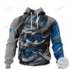 Detroit Lions Skull Jersey 3D Hoodie