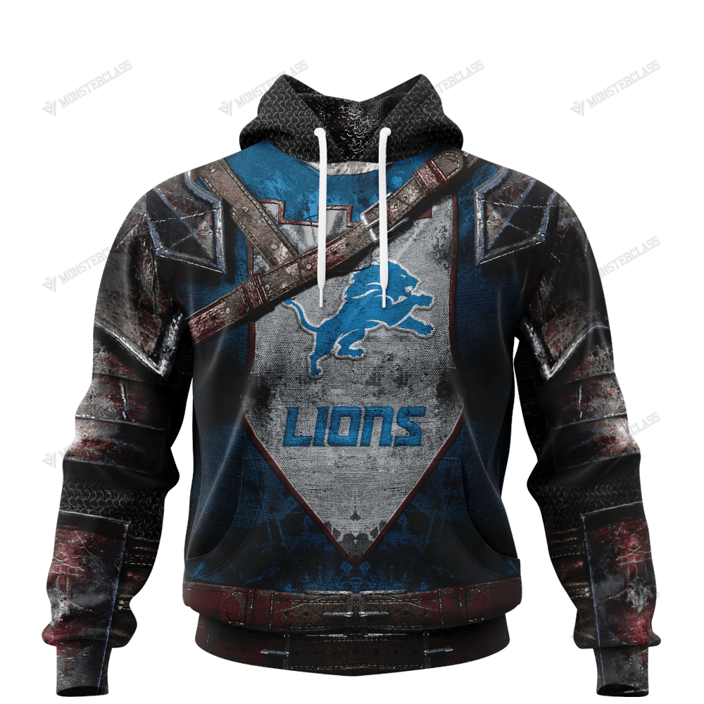 Detroit Lions Warrior 3D Shirt Detroit Lions Warrior 3D Shirt