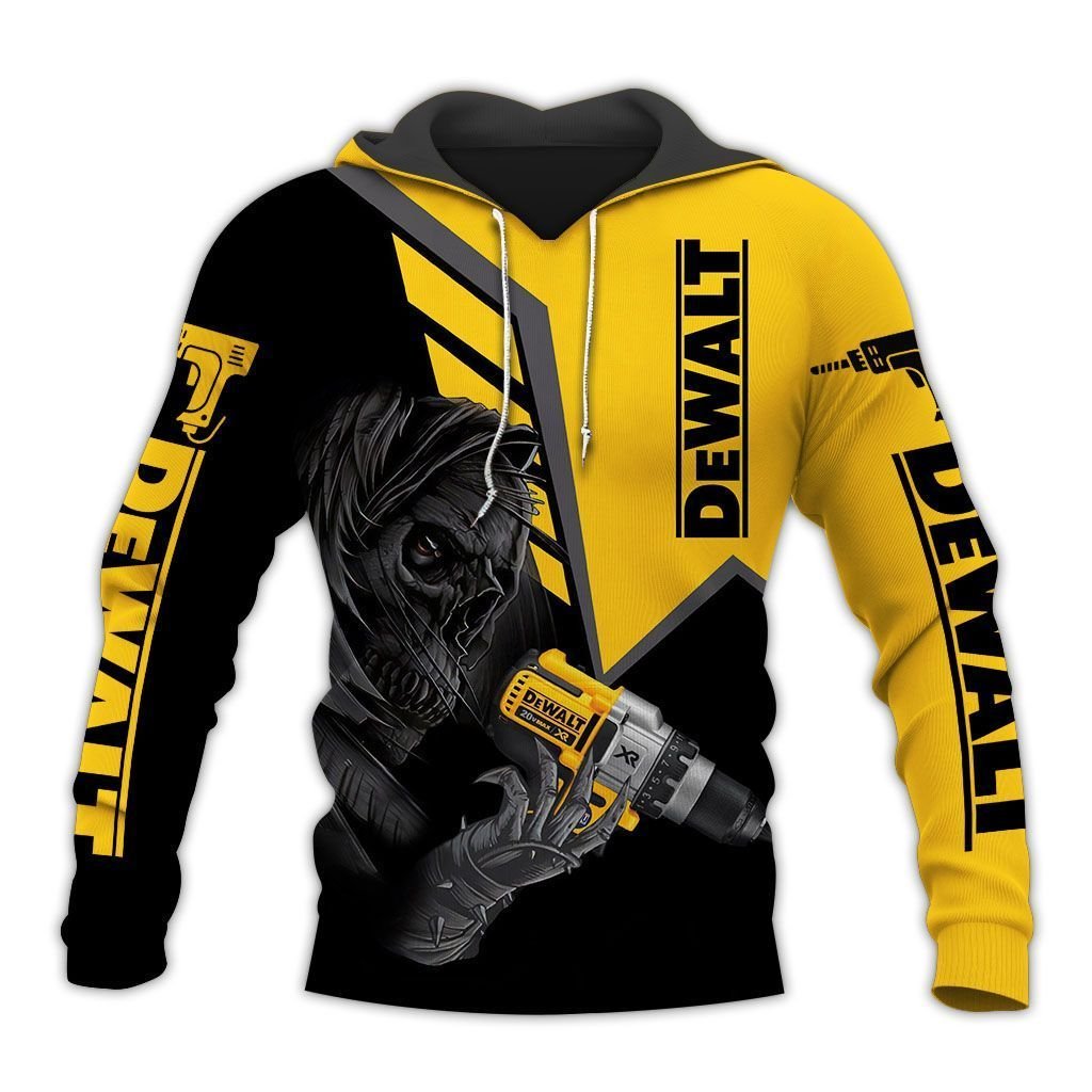 Dewalt Hand Tools Skull 3D All Over Printed Shirt Dewalt Hand Tools Skull 3D All Over Printed Shirt