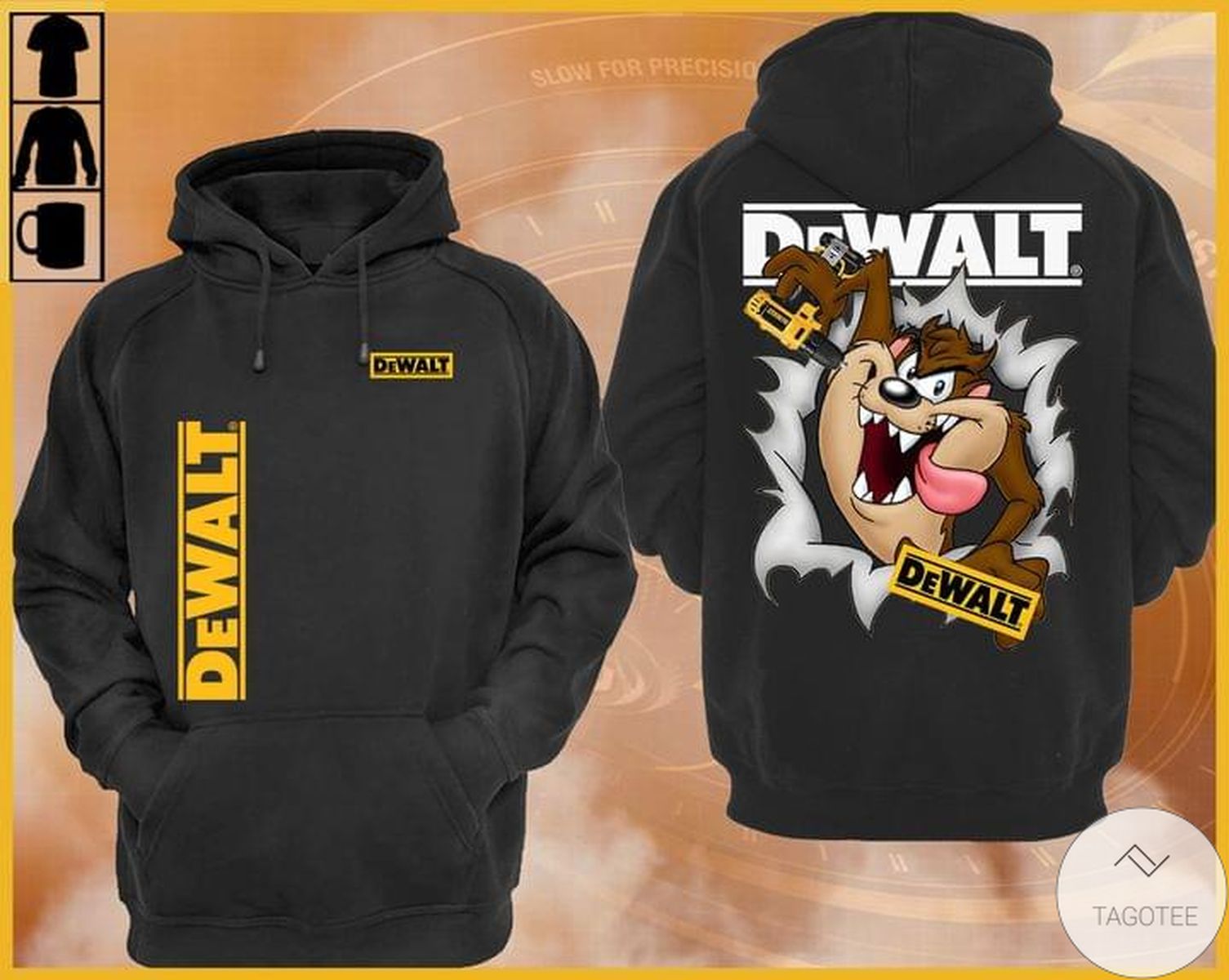 Dewalt Looney Tunes Tasmanian Devil Hoodie Dewalt Looney Tunes Tasmanian Devil Hoodie