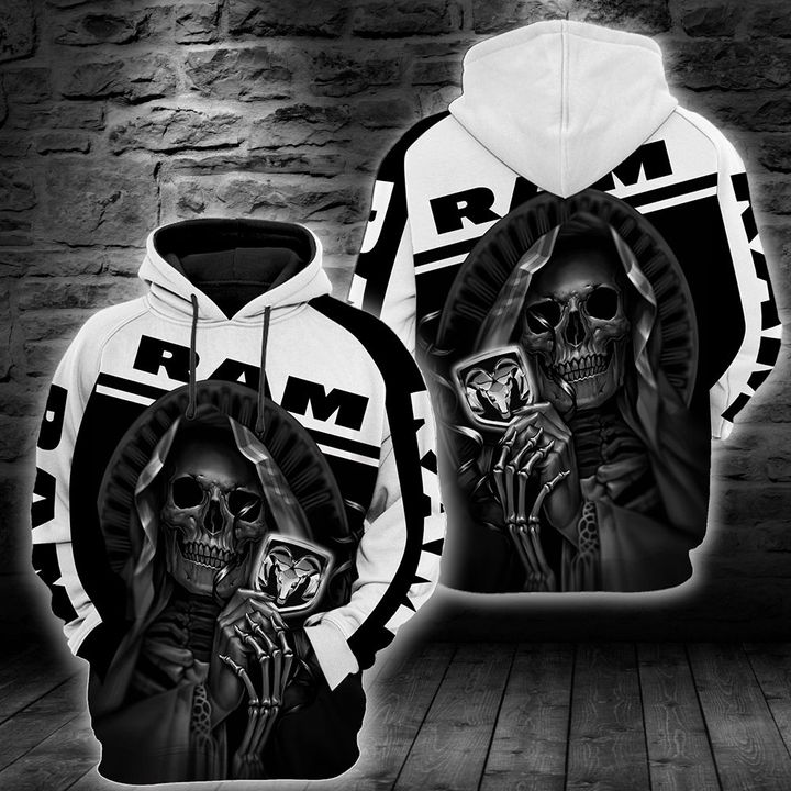 Dodge Ram Skull 3D All Over Print Hoodie Dodge Ram Skull 3D All Over Print Hoodie