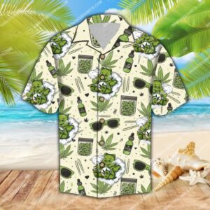 Don’T Care Bear Weed 420 Summer Hawaiian Shirt
