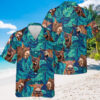 Donkey Tropical Pattern Hawaiian Shirt