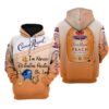 Dory Crown Royal Peach I’M Never Drinking Again 3D Hoodie