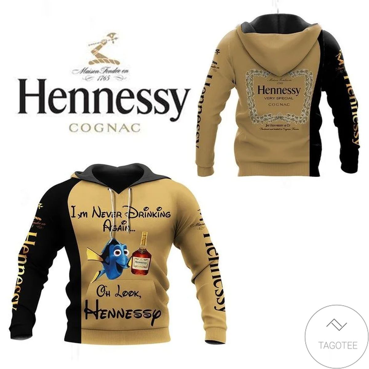 Dory I’M Never Drinking Again Oh Look Hennessy 3D Hoodie Dory I’M Never Drinking Again Oh Look Hennessy 3D Hoodie