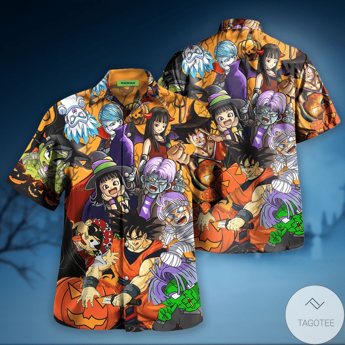 Dragon Ball Halloween Hawaiian Shirt Dragon Ball Halloween Hawaiian Shirt