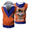 Dragon Ball Kakarot’S Gym No Playin’ 100% Saiyan Zip Up Sleeveless Hoodie