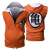 Dragon Ball Krillin Vest Zipper Hoodie