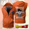Dragon Ball Z No Playin’ 100% Saiyan Zip Up Sleeveless Hoodie
