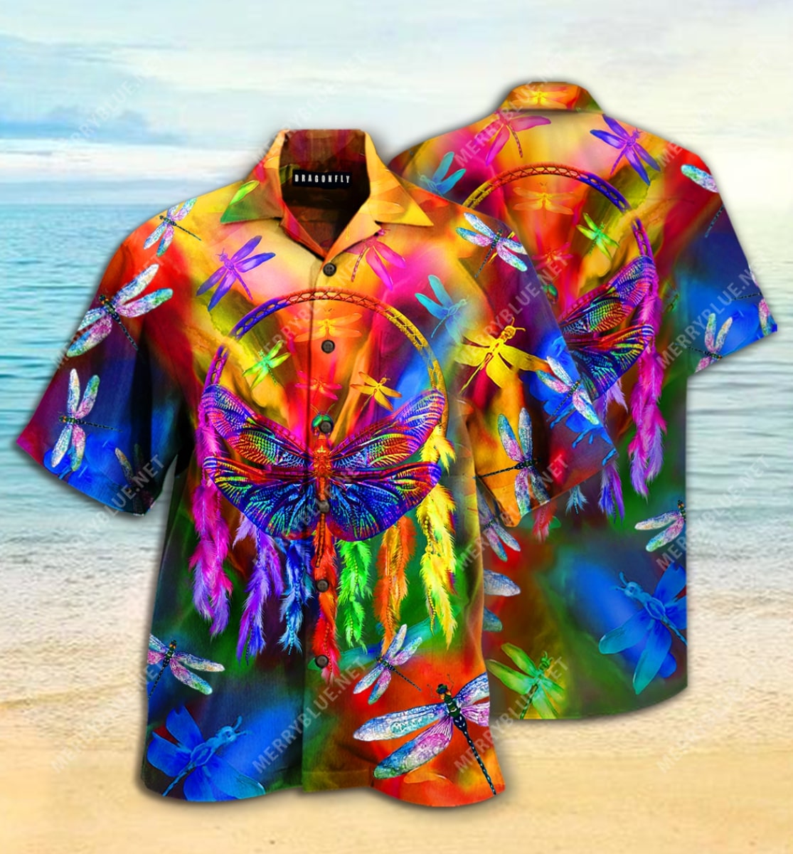 Dragonfly Colorful All Over Printed Hawaiian Shirt Dragonfly Colorful All Over Printed Hawaiian Shirt
