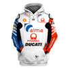 Ducati Alma Pramac Racing 3D Hoodie
