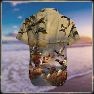 Duck Hunting Hawaiian Aloha Shirt