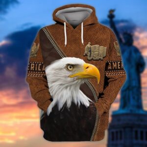 Eagle American Flag 3D Shirt