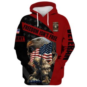 Eagle Firefighter American Flag Freedom Isn’T Free 3D Shirt
