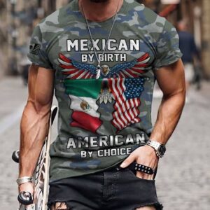 Eagle Mexican By Birth American By Choice 3D Shirt