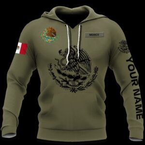 Eagle Mexican Customize All Over Printed Hoodie And T-Shirt
