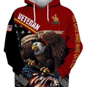 Eagle National Vietnam War Veterans Day 3D Hoodie And T-Shirt
