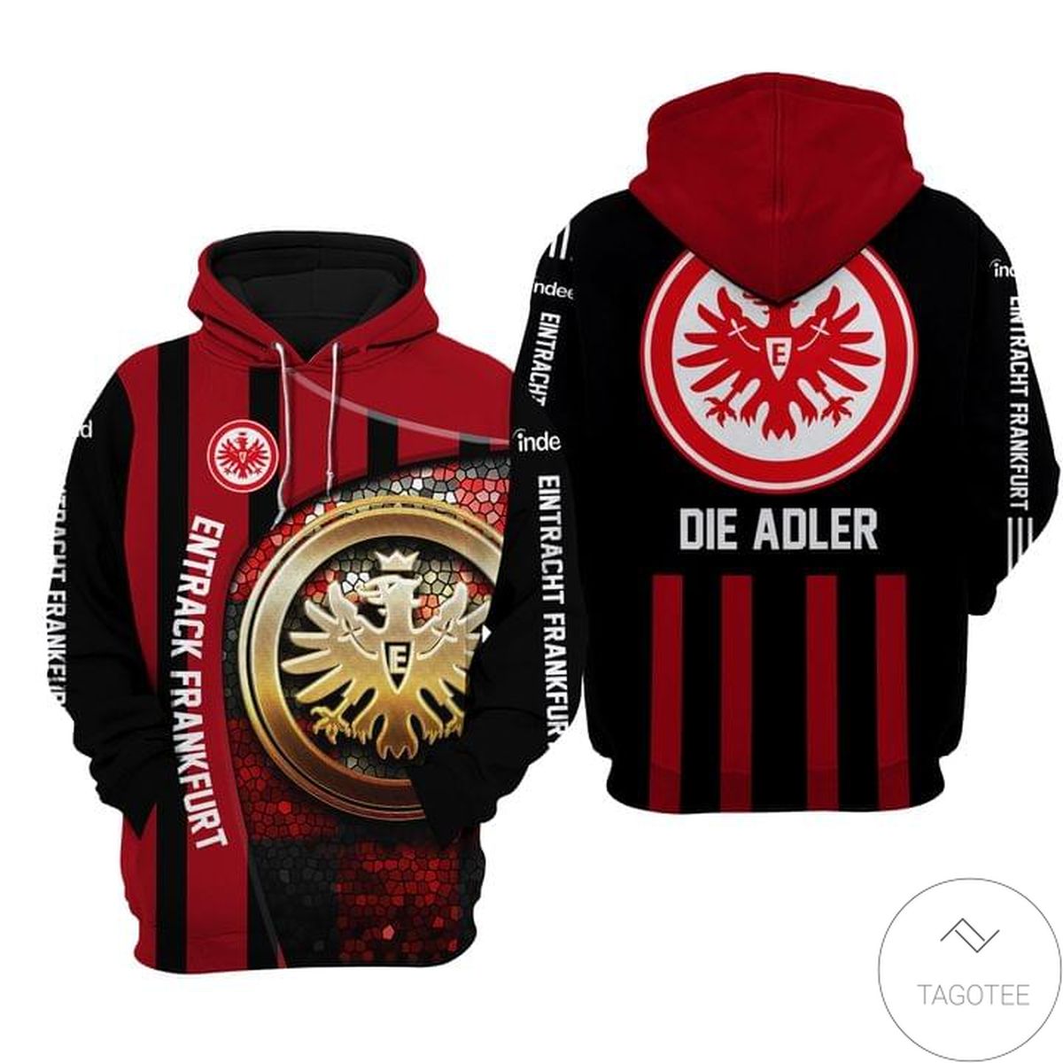 Eintracht Frankfurt Logo Hoodie Eintracht Frankfurt Logo Hoodie