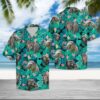 Elephant Tropical Hawaiian Shirt Summer Button Up