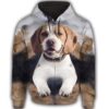 English Foxhound Cute 3D Hoodie