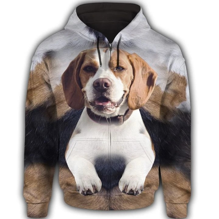 English Foxhound Cute 3D Hoodie English Foxhound Cute 3D Hoodie