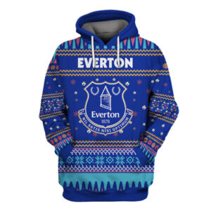 Everton Custom Name 3D All Over Print Hoodie And Shirt