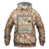 Fall For Jesus He Never Leaves 3D Hoodie