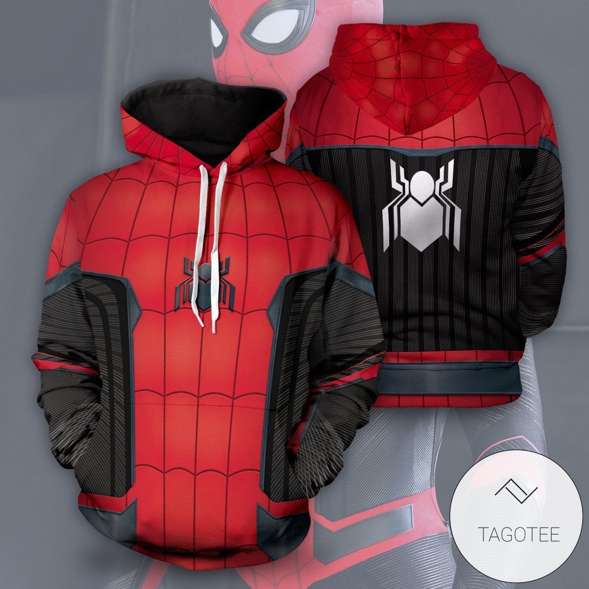 Far From Home Spidey Pullover Hoodie- Tagotee Far From Home Spidey Pullover Hoodie- Tagotee
