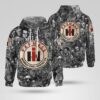 Farmall Ih Horror Killer 3D Hoodie
