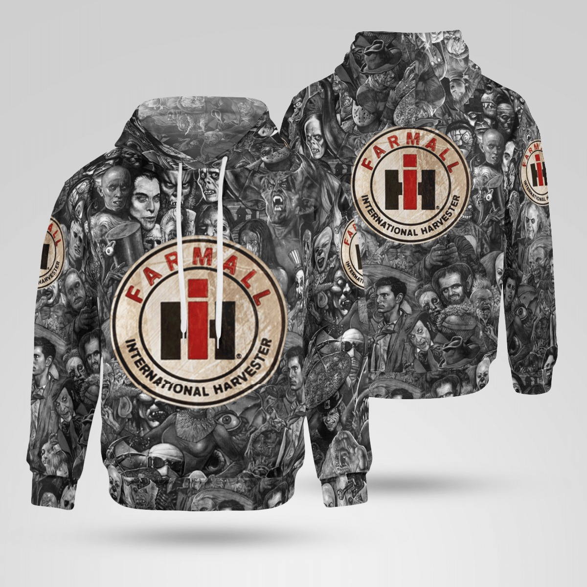 Farmall Ih Horror Killer 3D Hoodie Farmall Ih Horror Killer 3D Hoodie