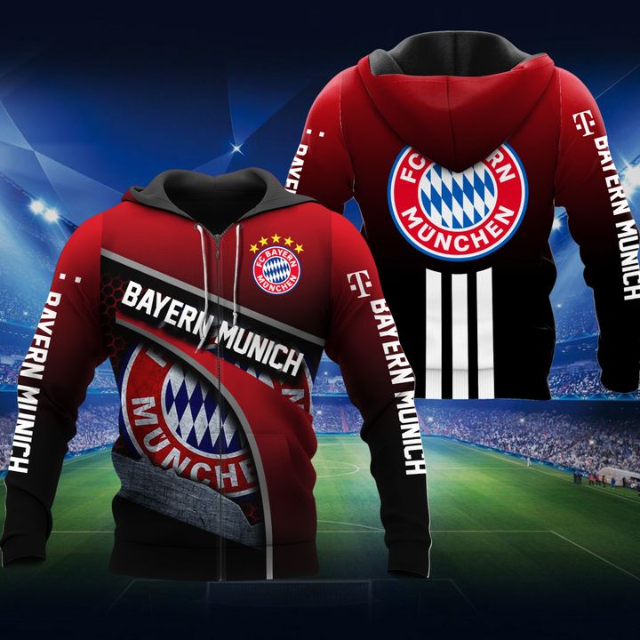 Fc Bayern Munchen Football 3D All Over Print Hoodie Fc Bayern Munchen Football 3D All Over Print Hoodie