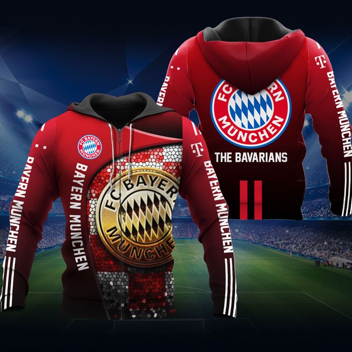 Fc Bayern Munchen Football 3D All Over Print Hoodie Fc Bayern Munchen Football 3D All Over Print Hoodie