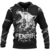 Fenrir Is Tied With Chains Viking Hoodie 3D
