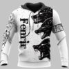 Fenrir Viking All Over Printed Hoodie