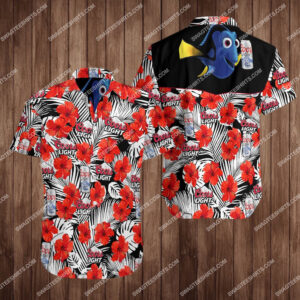 Finding Nemo Finding Dory Coors Light Beer Hawaiian Shirt