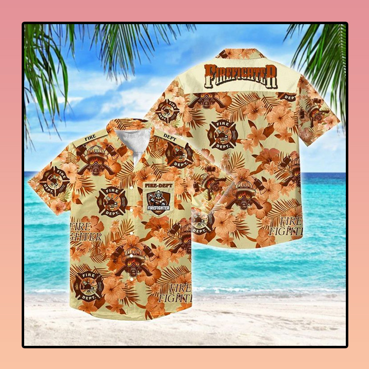 Firefighter Father’S Day Hawaiian Shirt Firefighter Father’S Day Hawaiian Shirt