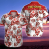 Firefighter Hawaiian Shirt Summer Button Up