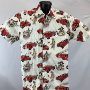 Firefighter Short Sleeve Hawaiian Shirt